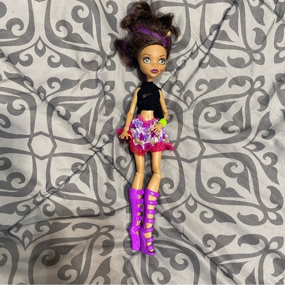 MONSTER High Clawdeen Wolf Doll First Wave Mattel 2008 Werewolf w/ Clothing